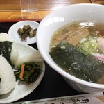 そば処 やぶ - ラーメンセット