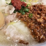 塩そば専門店 桑ばら - 白菜と豚バラ煮込みそば