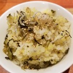 麺屋 六感堂 - じゃこと高菜まぜご飯