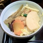 和膳処 くぼ多 - よそって食べると、塩味は控えめでした。