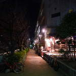 Shimizu - 目黒川沿い、瀟洒な店舗が並ぶ一角