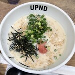 UP Noodle TOKYO - 「明太子と大葉のクリームフォー」(718円)