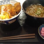 かつてん - 料理写真:かつ丼ミニ蕎麦(温)セット