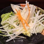 Sushi Gin - すし銀 ＠西葛西 ランチに付くシーザードレッシングが掛けられたサラダ