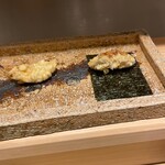 日本橋 蕎ノ字 - 宮島のカキ