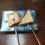 Saboten - おでん(平天、厚揚げ)