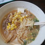 Saboten - 味噌バターコーンラーメン