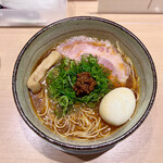 塩そば まえだ - からいそば味玉トッピング