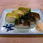 いづう - 鯖・小鯛寿司盛り合わせ(2400円)
            