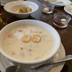森の中の朝食とカフェの店　キャボットコーヴ - クラムチャウダー