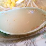 華川ラーメン - 白湯の塩スープ
