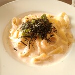 だるまん家 - 明太子クリームのフィットチーネ