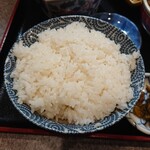 ときわ - ご飯の盛りも多めで嬉しい定食