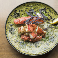 北海道産タラバガニ鉄板焼き