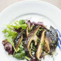 「想いの茸」鉄板焼き