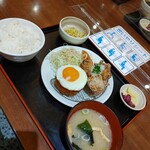 Nigiwaimampukushokudoukakegawapakinguerianoborisenten - にぎわい掛川定食