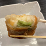 蓮心 - 食べ進めると空豆が♪