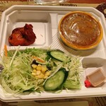 Ｄａｌｉｍａ - この日もダリマ弁当、カレーはマトン辛口