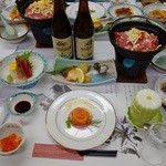 Kurabuchi Kawaura Onsen Hamayuu Sansou - 夕食