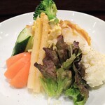 グリルフレンチ - コンビネーションサラダ