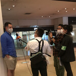 市場食堂 - 羽田空港でテレビクルーに遭遇〜✈️