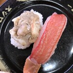 スシロー - 大型生本ずわい蟹&かに味噌和え(^-^)