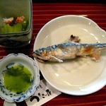 うさぎ屋 - 鮎塩焼きとたで酢