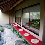 うさぎ屋 - この中で食事しました