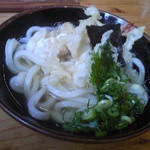 本場かなくま餅 福田 - 天ぷらうどん（450円）