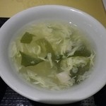 中国料理 翠海 - 玉子スープ