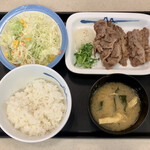 Matsuya - アンガス牛焼肉定食（並盛） ¥650