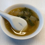 中国料理 隆盛 - ランチのスープ