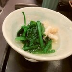 京都ブライトンホテル - ほうれん草の煮びたし