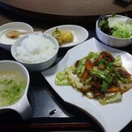 Chan Ja Pekinkaku - 日替わりランチ（890円）回鍋肉