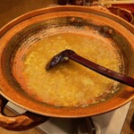 鳥つね自然洞 - 鶏スープ炊コース