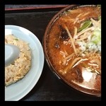 錦菜館 - 半チャン唐醤麺　（\1,330）