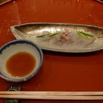 吉向 - 平目の薄造り（ポン酢で）