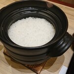 Tonkatsu Kagurazaka Sakura - ふっくらとお米が立ってる