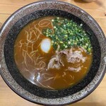 そうめん酒場はやし  - 肉カレー南蛮温麺