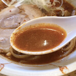 麺処　慶 - ドロっとした海老味噌スープ