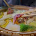 八栄亭 - 鴨鍋
