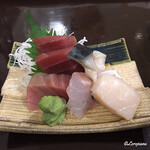 Ajinomise Iwashi - ﾐﾅﾐ鮪の赤身､中ﾄﾛ､生鯖､九絵､帆立貝柱