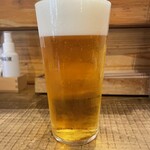 日本酒うなぎだに - 生ビール