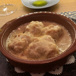 キートス - 北海道　真タラの白子　グラティナート（¥3,300）