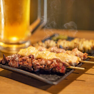 【cheap! delicious! ] Yakitori (grilled chicken skewers) / Grilled skewer start from 88 yen!