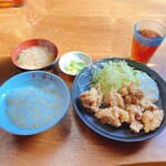 まるい食堂 - 唐揚げ定食