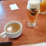 レストラン・サカキ - スープとビール