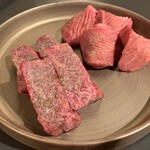 Hokkaidou Yakiniku Kitaushi - 知床和牛サン元とハラミ