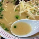 薬膳あんかけ焼きそば　珉珉 - ラーメンのスープ