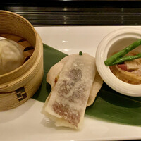 中国料理 カリュウ(ヨコハマ グランド インターコンチネンタル ホテル) - 北京ダック 蒸し点心二種盛り